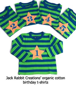 Jack Rabbit Creations Organic Cotton T-Shirts