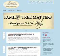 Grandparent Gift Company Blog: Family Tree Matters