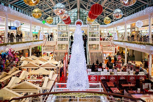 Mall at Christmas